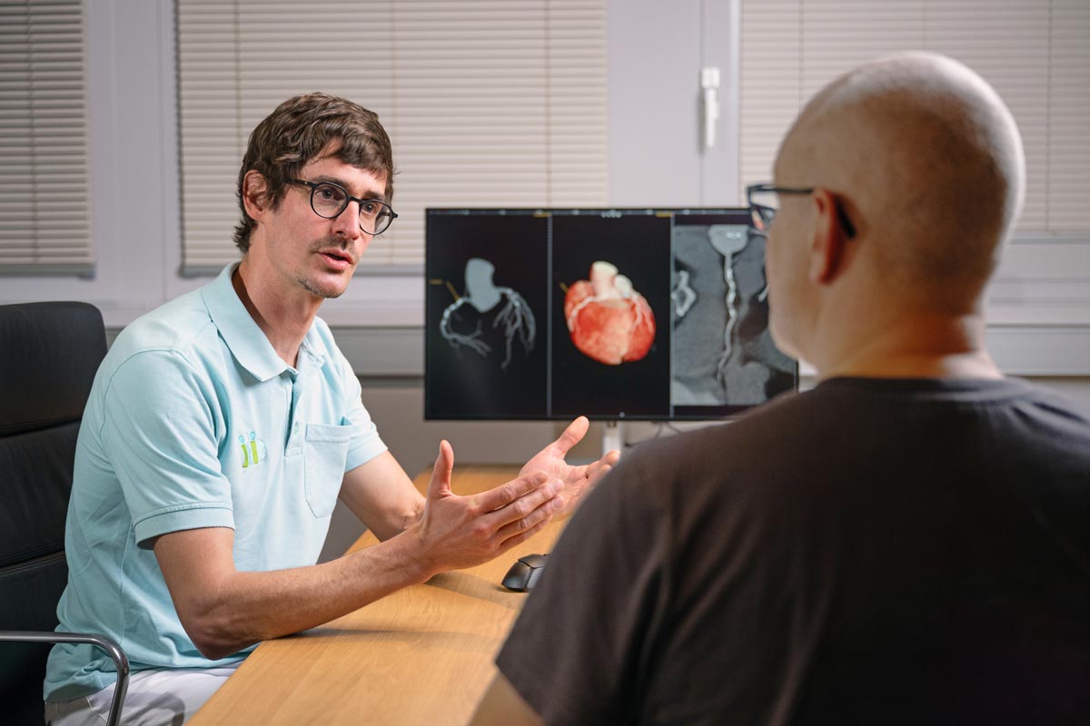 Dr. Sebastian Berg: Patientengespräch Herzdiagnostik